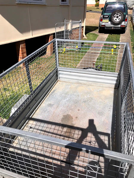 7x4 galvanised cage trailer hire $50 a day !!!62937622030849113
