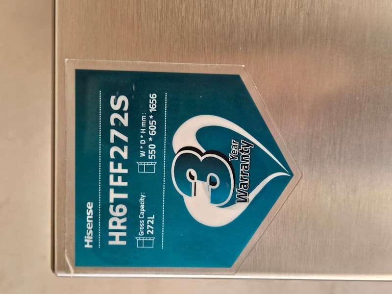 272L Hisence fridge. 63022634488066111