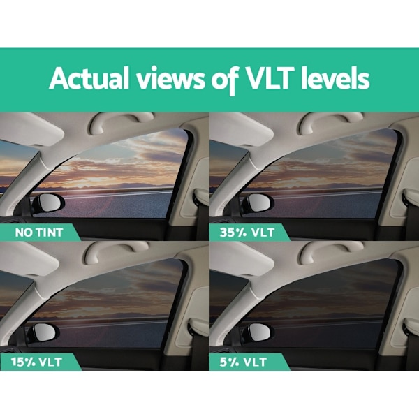 Window Tint Film Black Roll 5% VLT Home House 76cm X 7m Tinting Tools62863378904321114