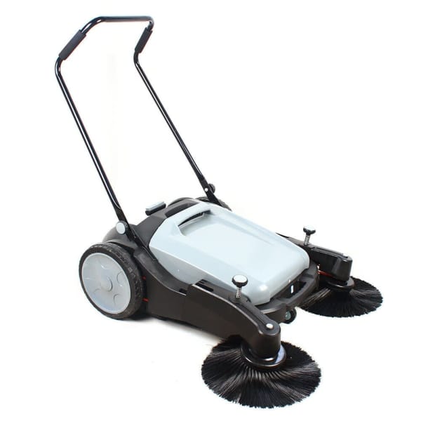 Industrial Floor Sweeper Walk Behind Heavy Duty 55L Wet Dry With Dust 63019078537729111