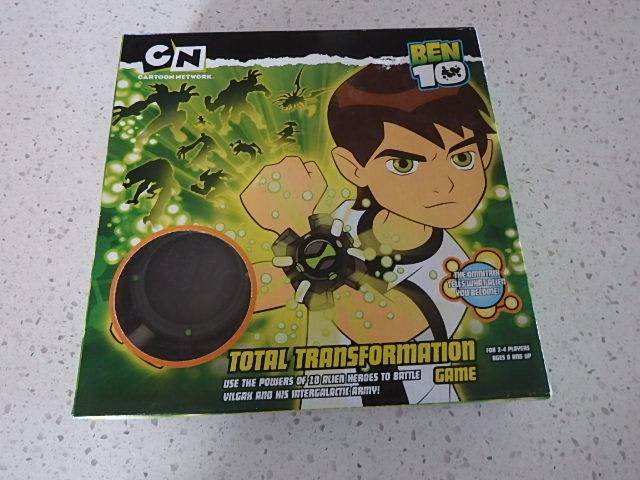 Vintage BEN 10 TOTAL TRANSFORMATION BOARD GAME Cartoon Network VGC