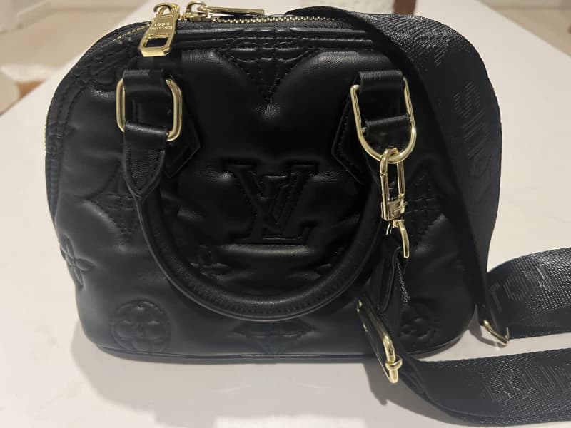 Louis Vuitton Alma GM Patent Epi Leather Black - THE PURSE AFFAIR