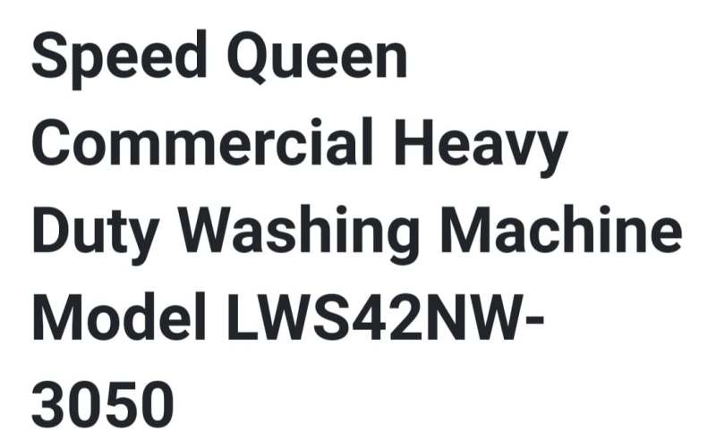 lws42nw 3050 speed queen