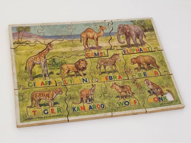 Vintage Victory Wood Jigsaw Puzzle, Wild Animals, kids' game | Antiques |  Gumtree Australia Brisbane South West - West End | 1309167118