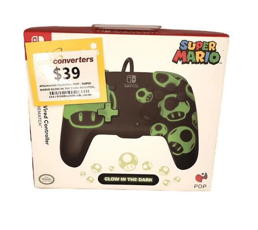 rematch wired controller 1 up glow in the dark