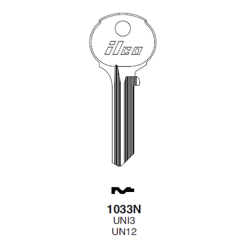 DL 33N key blank for Union Cylinders x 1563439306600577111