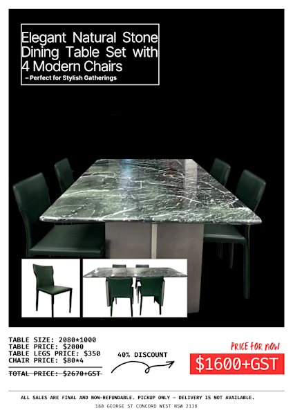 Elegant Natural Stone Dining Table Set for Sale - Byartist Stone62863383209859111