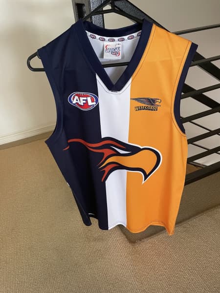 west coast eagles old jersey