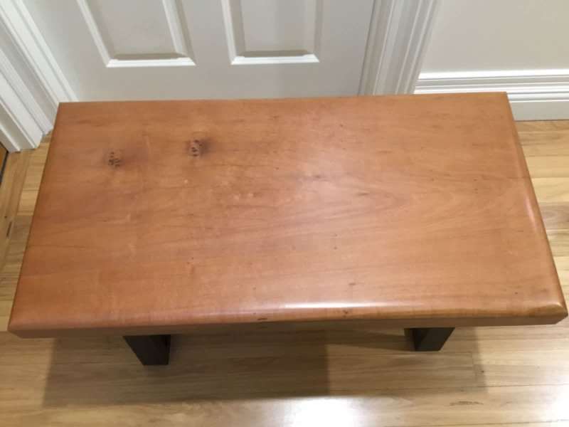 Tasmanian Myrtle table with black steel legs62863839509761112