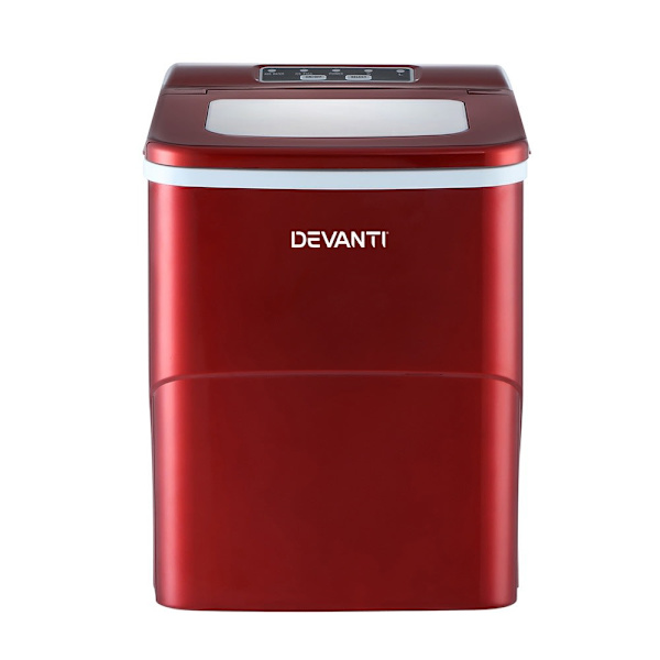 DEVANTi Portable Ice Cube Maker Machine 2L Home Bar Benchtop Easy Quic63022180494338112