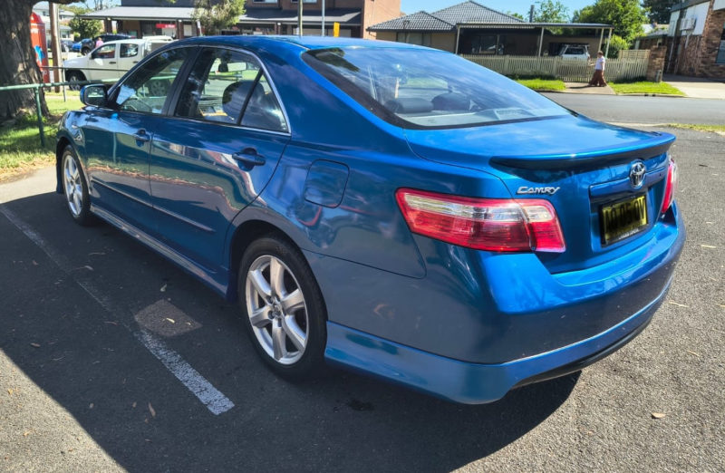  2007 TOYOTA CAMRY SPORTIVO 5 SP AUTOMATIC 4D SEDAN, 5 seater62933714371715111
