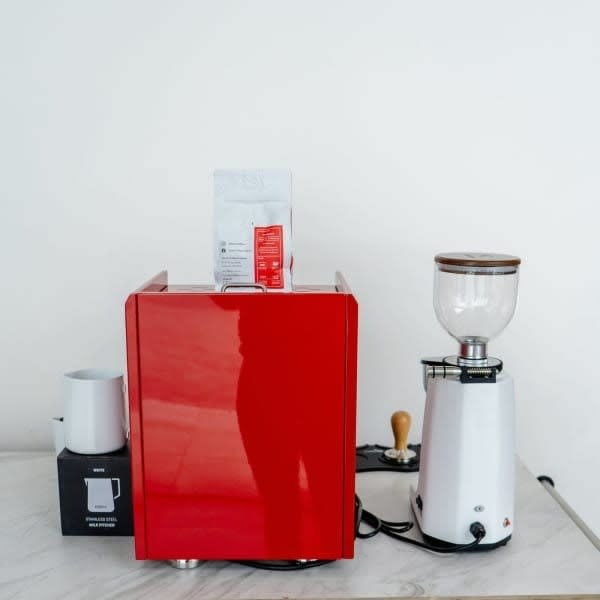 Bellezza Chiara Custom Red & Bellezza Piccola Grinder/Starter Pack63020847441795111