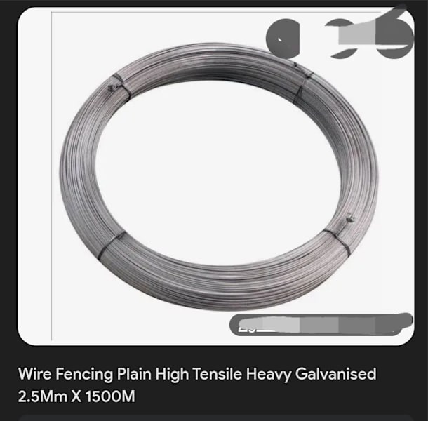 HIGH TENSILE FENCE WIRE63440280910849110