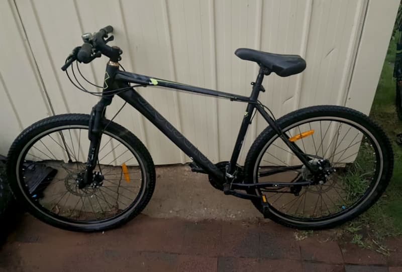 Gold cross mountain bike on sale