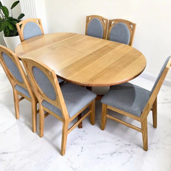 TB54 - Tassie Oak Extendable Dining Table Only62863412874243119