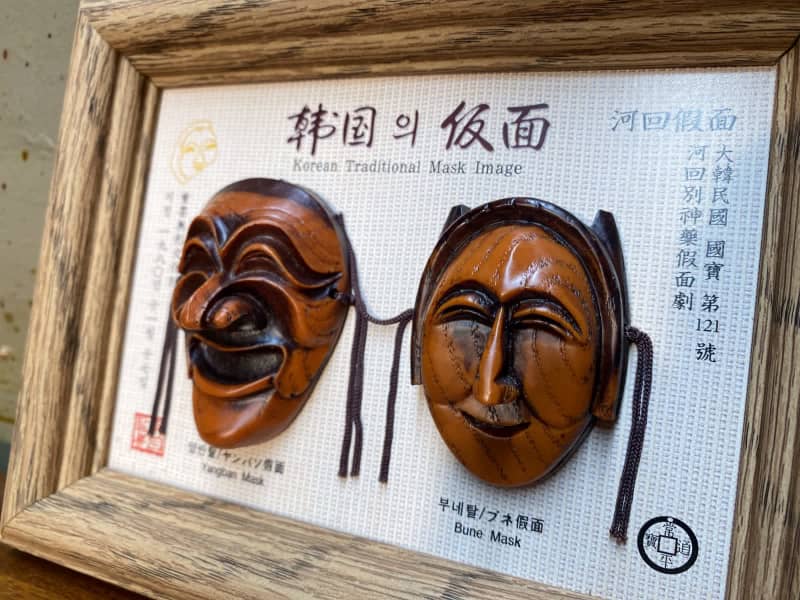 Korean Traditional Mask Display 