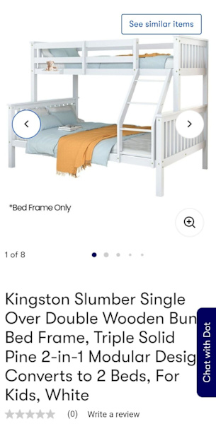 Quality Kids Bunk Bed – Lightly Used 62863410876289113