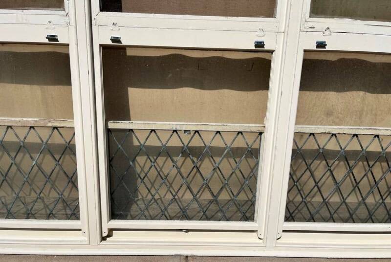 Timber Triple Sash Window w/Leadlight & Fly Screens - 1730 H x 2845 W63006298600322112