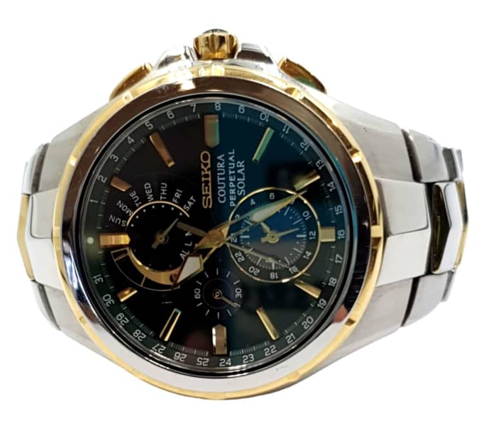 Men's Seiko Coutura Perpetual Solar Chrono Watch - V198-08BO *242170 |  Watches | Gumtree Australia Bayswater Area - Morley | 1310054890