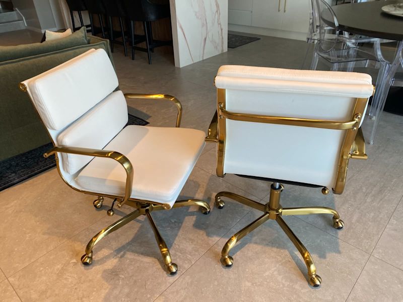 Two Eames Premium Replica Soft Pad Management Office Chair62863413059074112