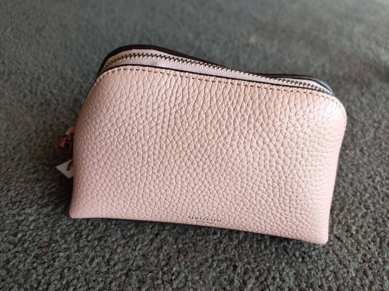 Longchamp, Bags, Longchamp Le Foulonne Coin Purse In Light Pink Croc  Leather