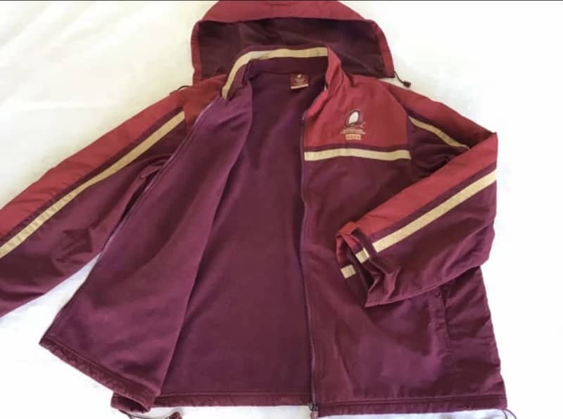 Brisbane Broncos 2023 Mens Spray Jacket Maroon XL