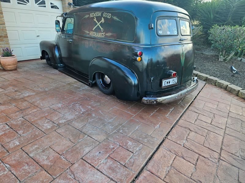 1950 Chevrolet panel van truck62935687435394112