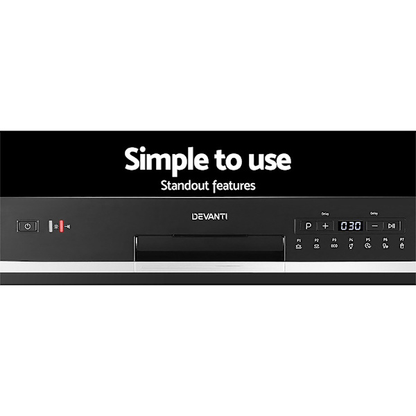 6 Place Settings Benchtop Dishwasher Black63018619219329112