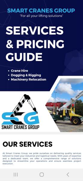 Crane Hire (Smart Cranes Group)63013350652033111