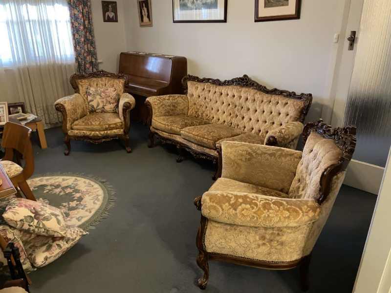 couch and two chairs set