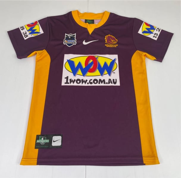 Unisex BRONCOS INDIGENOUS REPLICA JERSEY YOUTH, Maroon, Kids NRL Clothing