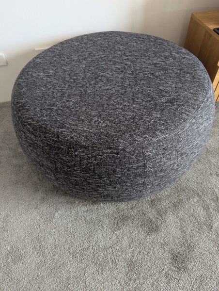 Freedom Furniture Large Oversized Round Slate Ottoman628634121706271118
