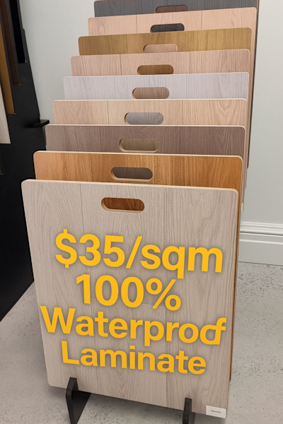 SPECIAL - 100% Waterproof 12mm Laminate - $35/sqm only!63014240510467111