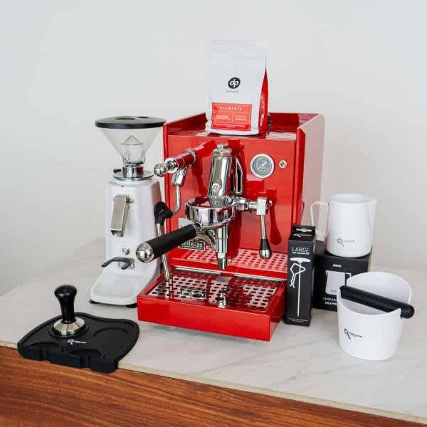 Bellezza Chiara Custom Red & Bellezza Piccola Grinder/Starter Pack63020847441795112