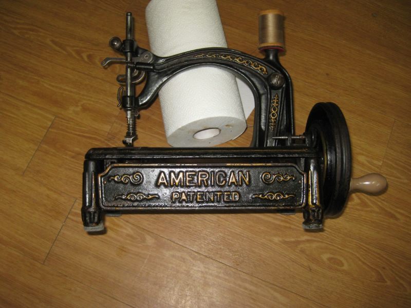 ANTIQUE RARE CAST IRON AMERICAN HAND CRANK SEWING MACHINE63016059470594111