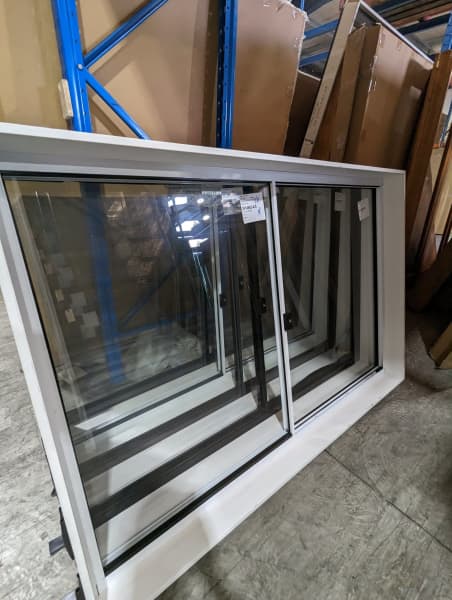 Aluminium Sliding Window w/screen - Multiple Sizes - Black, White 63007781979266119