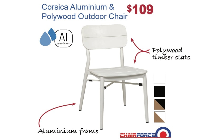 Heavy duty outdoor chairs  – 2 designs and 4 colours!62863384008194114
