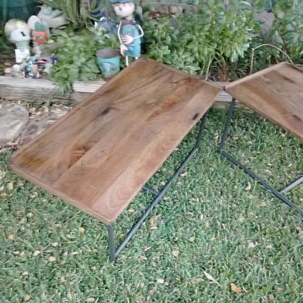 Timber & Metal Pull-Apart Coffee Table Vivin 62863838783874114