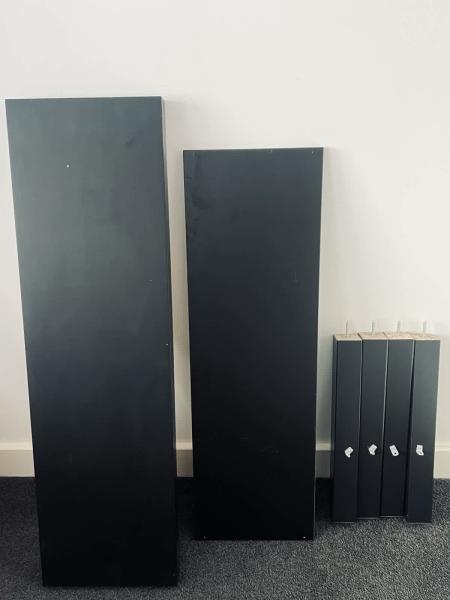 Black tv bench used with small marks 62864724347523112