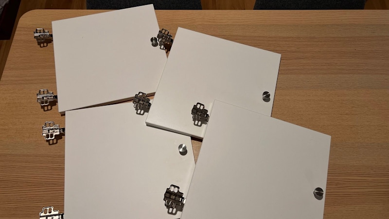 4x Kallax (IKEA) Door Inserts - White628633714359071113
