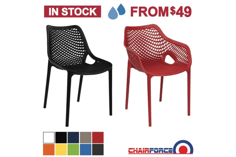 Breeze Chairs - Stackable and lightweight628638410638101128
