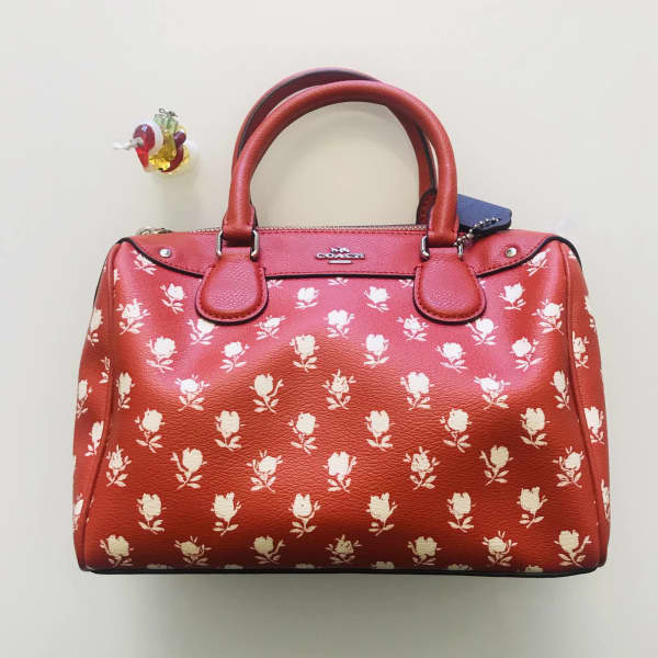 Coach Mini Bennett Satchel in Floral Print Coated Canvas F38160