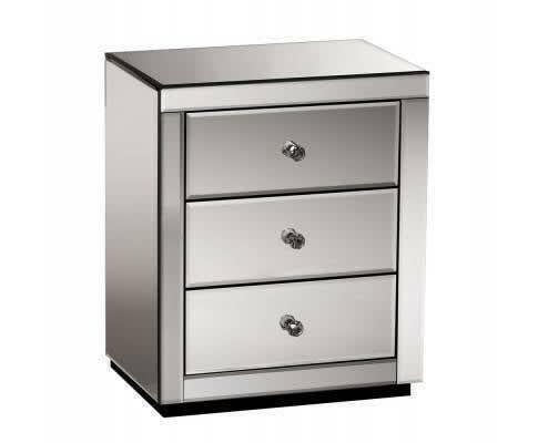 gumtree mirrored bedside tables