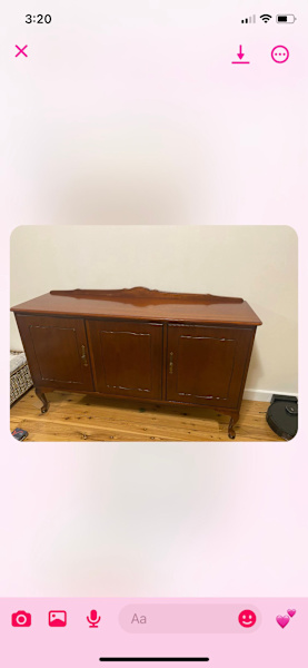 Mahogany sideboard with cutlery drawer62863382221953115