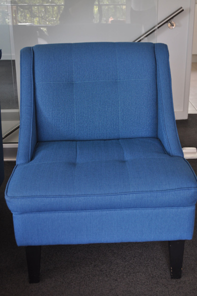 Blue Upholstered Arm Chair62863383137283112