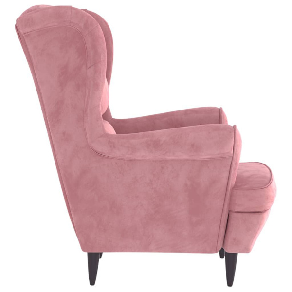 Armchair Pink Velvet...62863413321602111