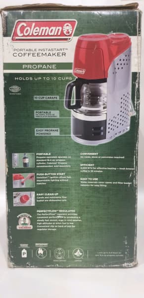 Coleman Portable Propane Instastart Coffeemaker Coffee Maker63019075941251113