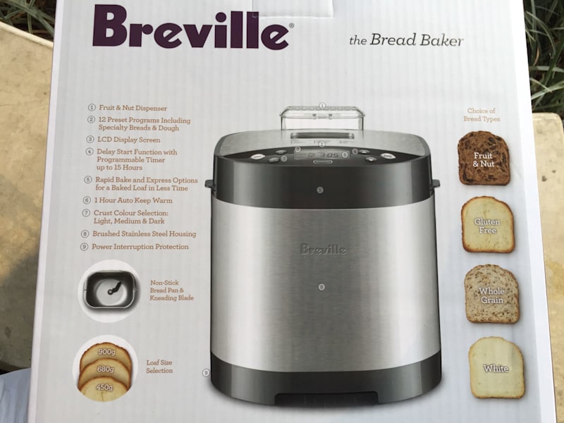 Brand New Breville Bread Baker Brushed Stainless Steel  (RRP $199)63016062083969113