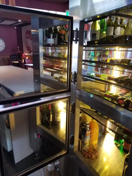 Wine fridge display.NEW COMPRESSOR63470144043649111