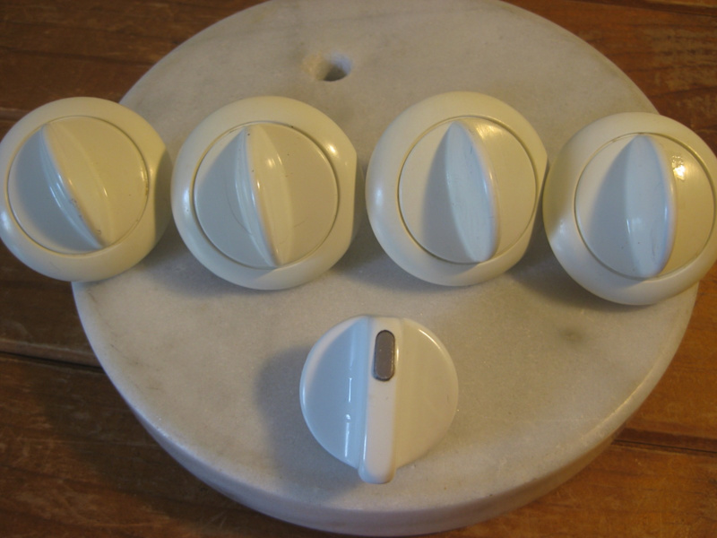 Retro Euromaid Upright Electirc Oven Knobs - Full Set Of 5 (VG Cond)63016060786947111